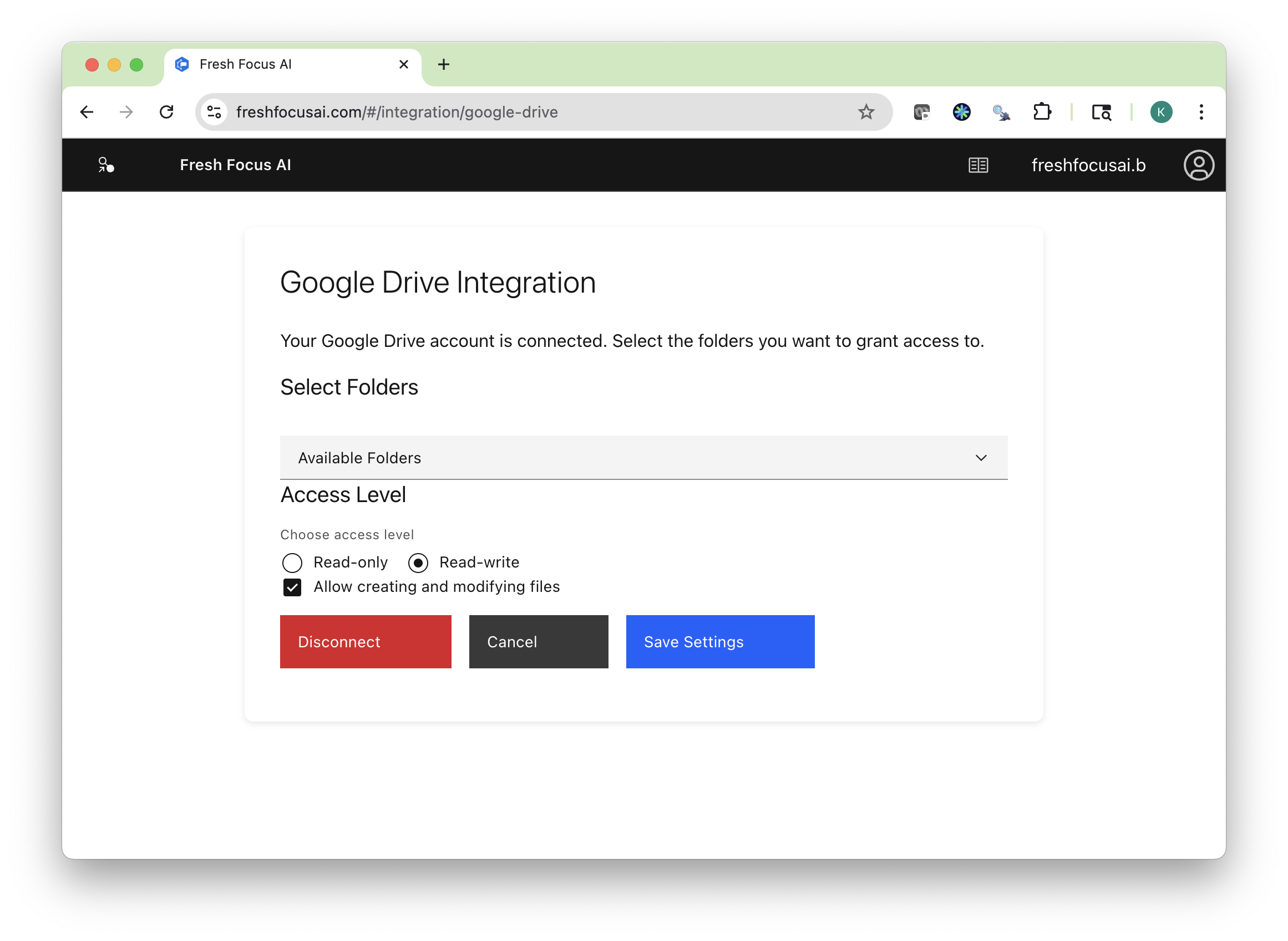 Google Drive Integration